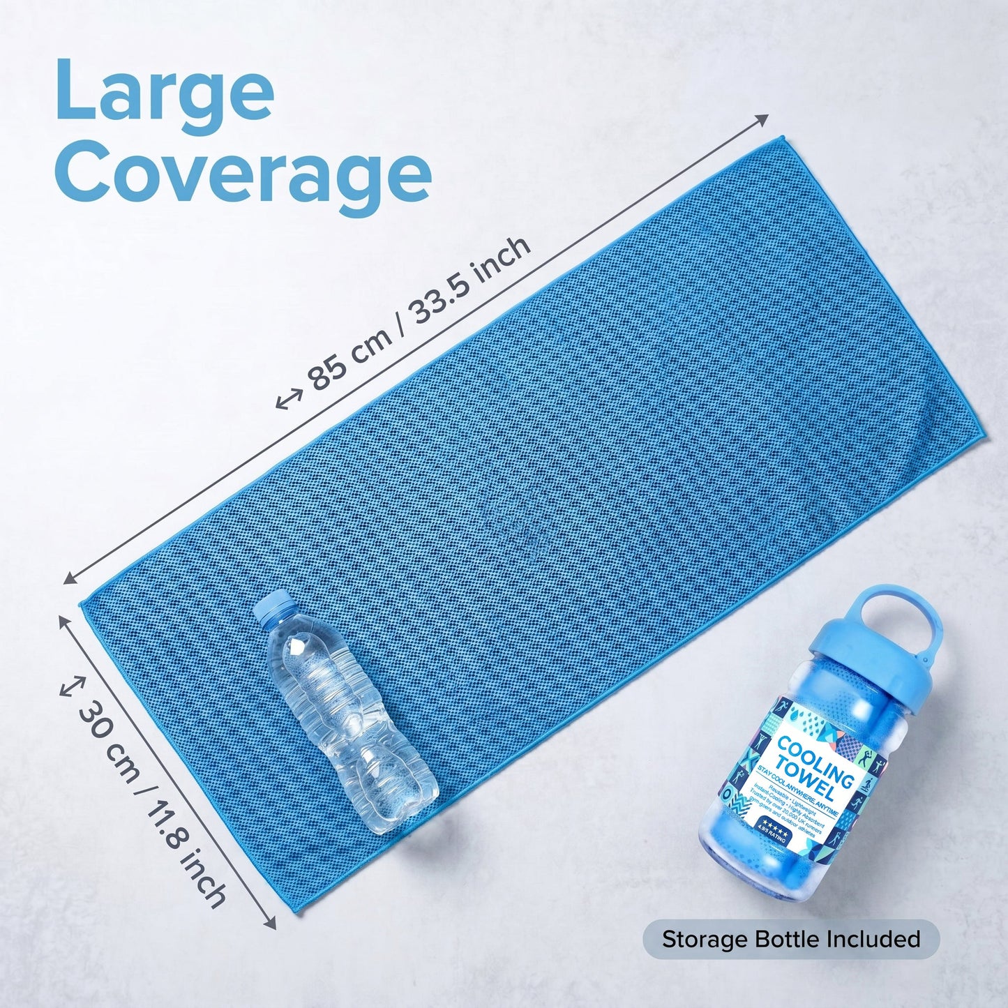 ⏰50% OFF-Buy 1 Get 1 Free❄💦Cold Sweat Towel You Can Use Anywhere, Anytime! Reusable Soft Absorbent Cooling Portable