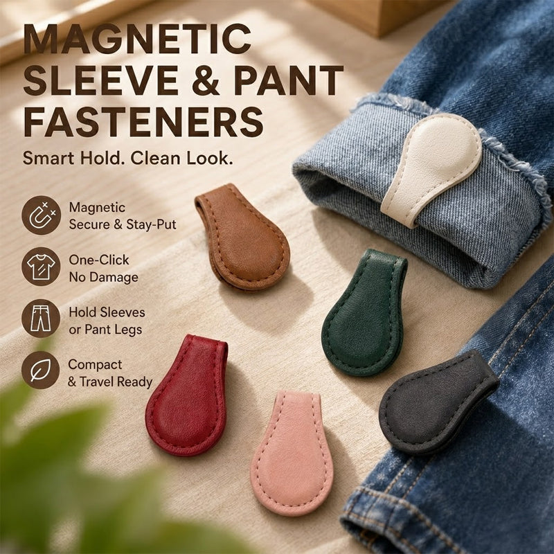 🧲👕 Magnetic adjustment strap for sleeves and hem