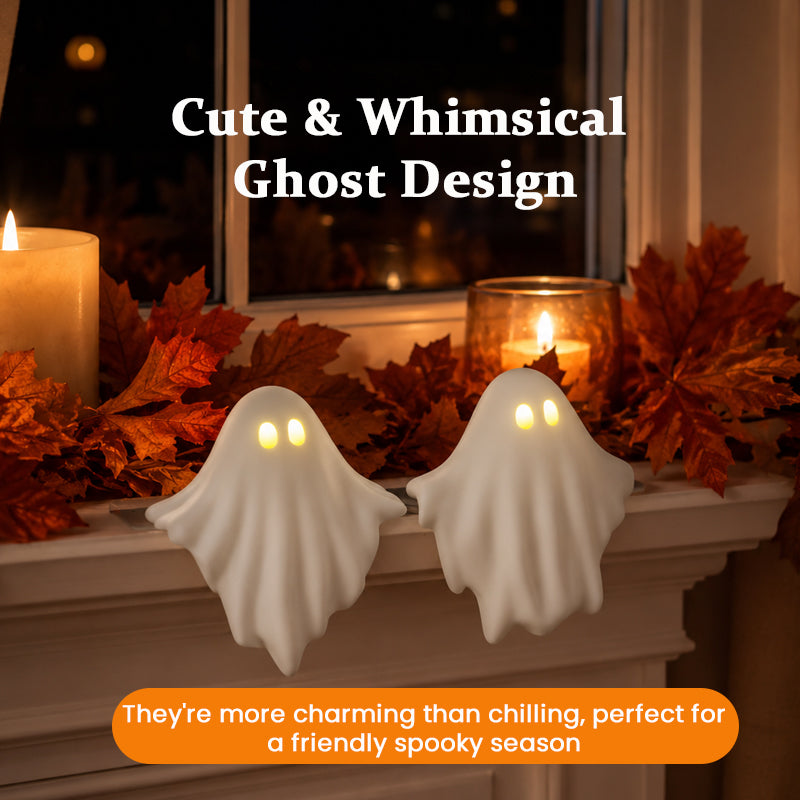 👻 Luminous Ghost Ornament: Your Cozy Halloween Companion!