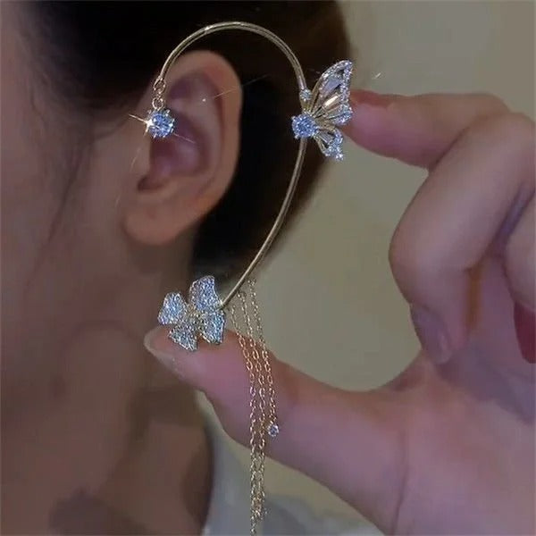 ✨🦋 Zirconia earrings with a butterfly design💖✨